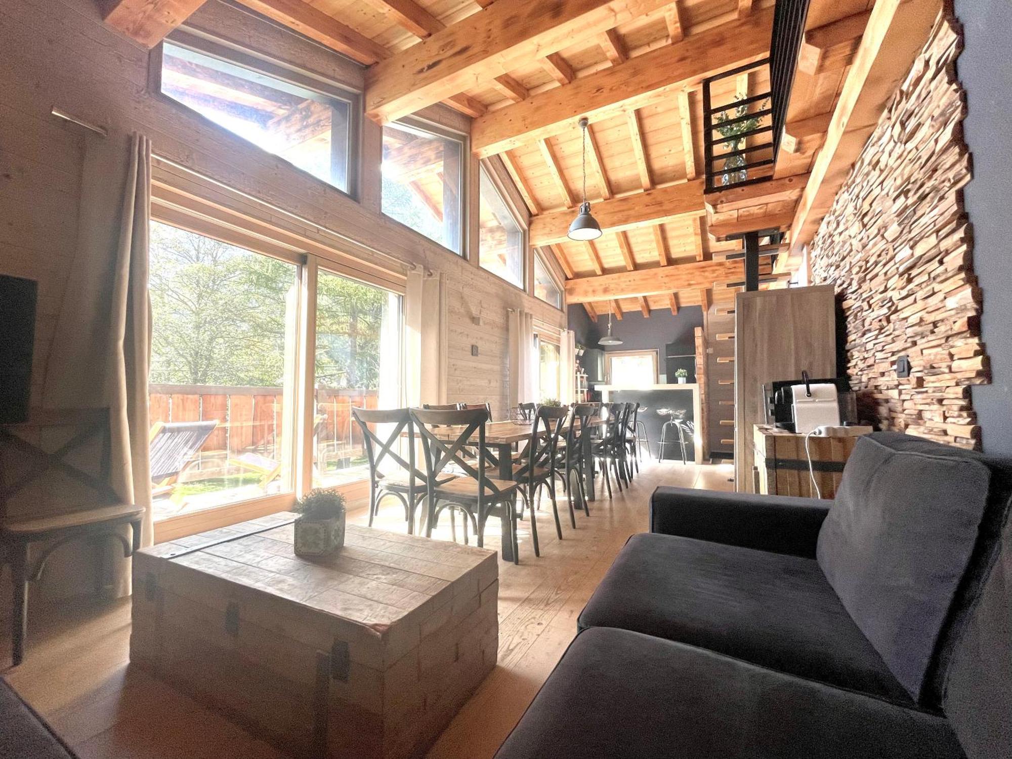 Chalet Le Petit Nicolas, Jacuzzi, Vue Mont Blanc Шамони Экстерьер фото