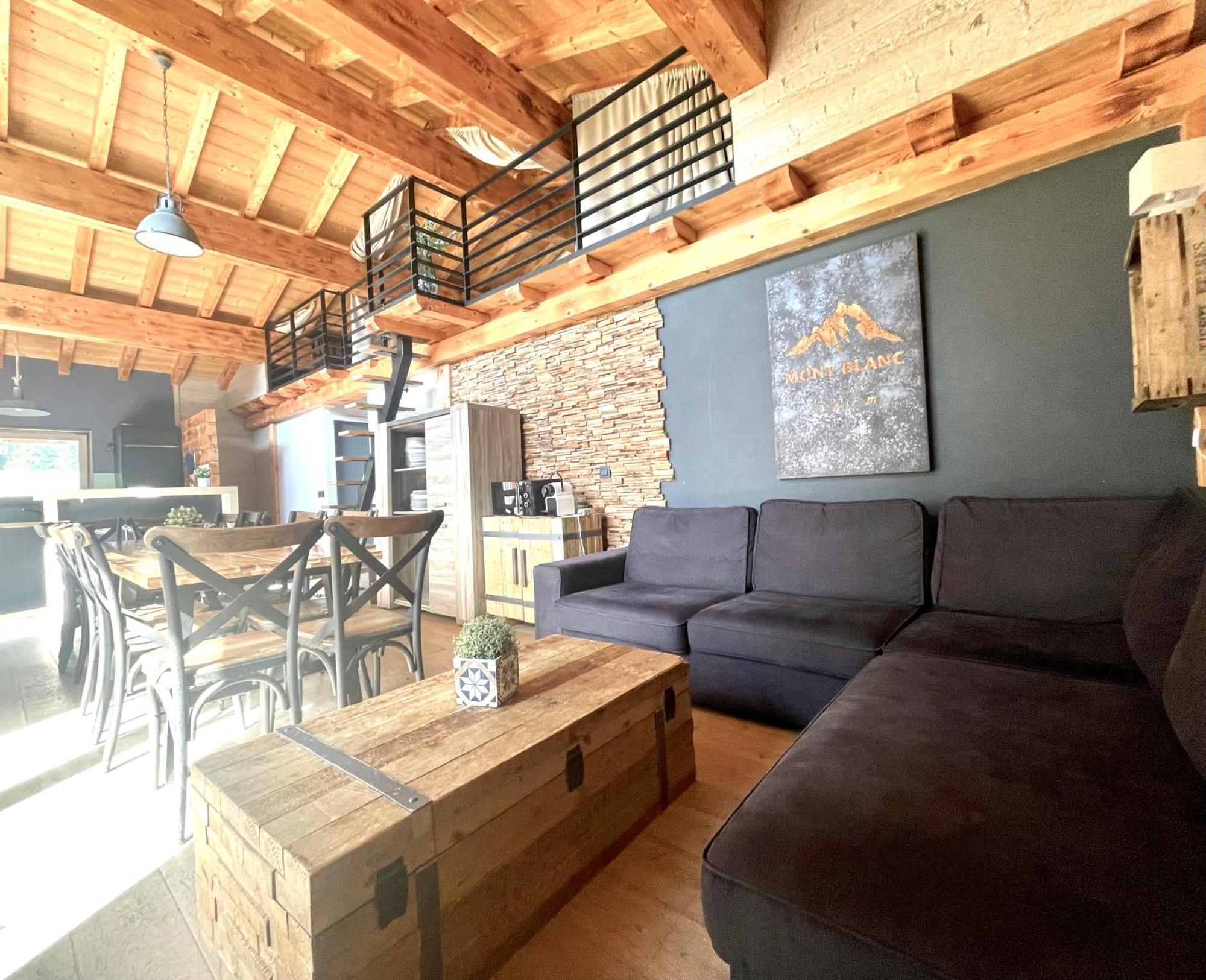 Chalet Le Petit Nicolas, Jacuzzi, Vue Mont Blanc Шамони Экстерьер фото