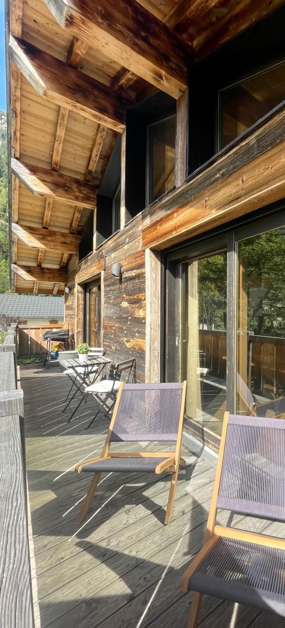 Chalet Le Petit Nicolas, Jacuzzi, Vue Mont Blanc Шамони Экстерьер фото