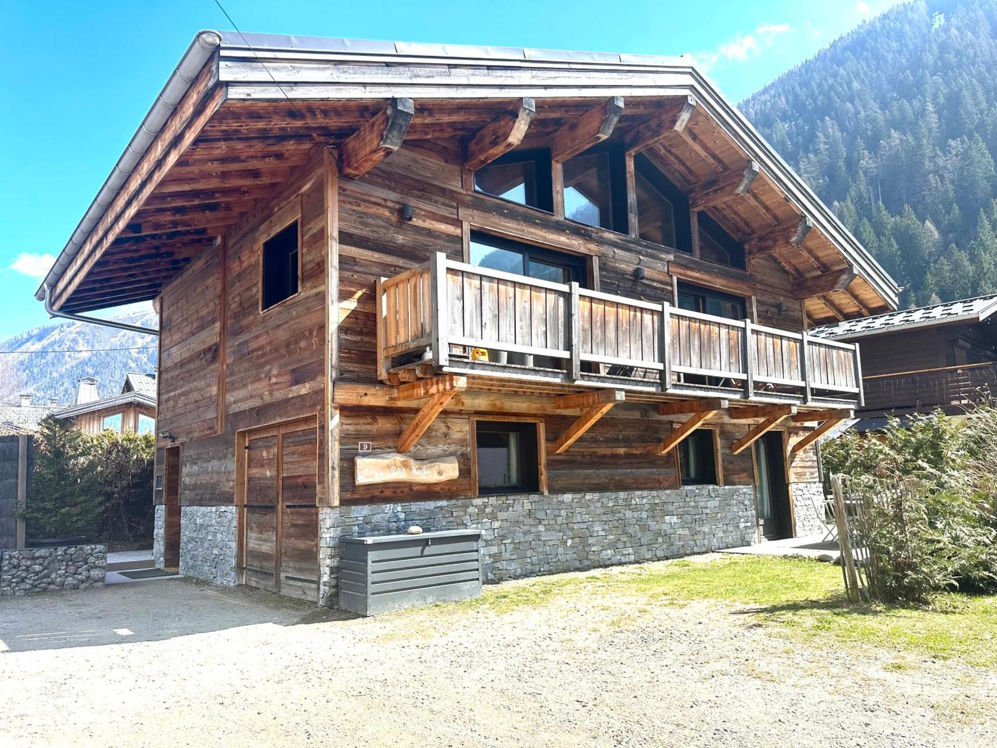 Chalet Le Petit Nicolas, Jacuzzi, Vue Mont Blanc Шамони Экстерьер фото